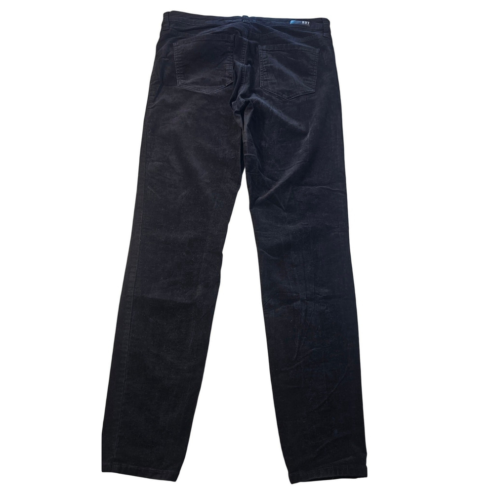 Kut From The Kloth Dianna Black Corduroy Skinny Jeans 10 - Picture 4 of 10